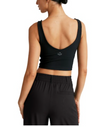 Impulse Ribbed Cropped Tank